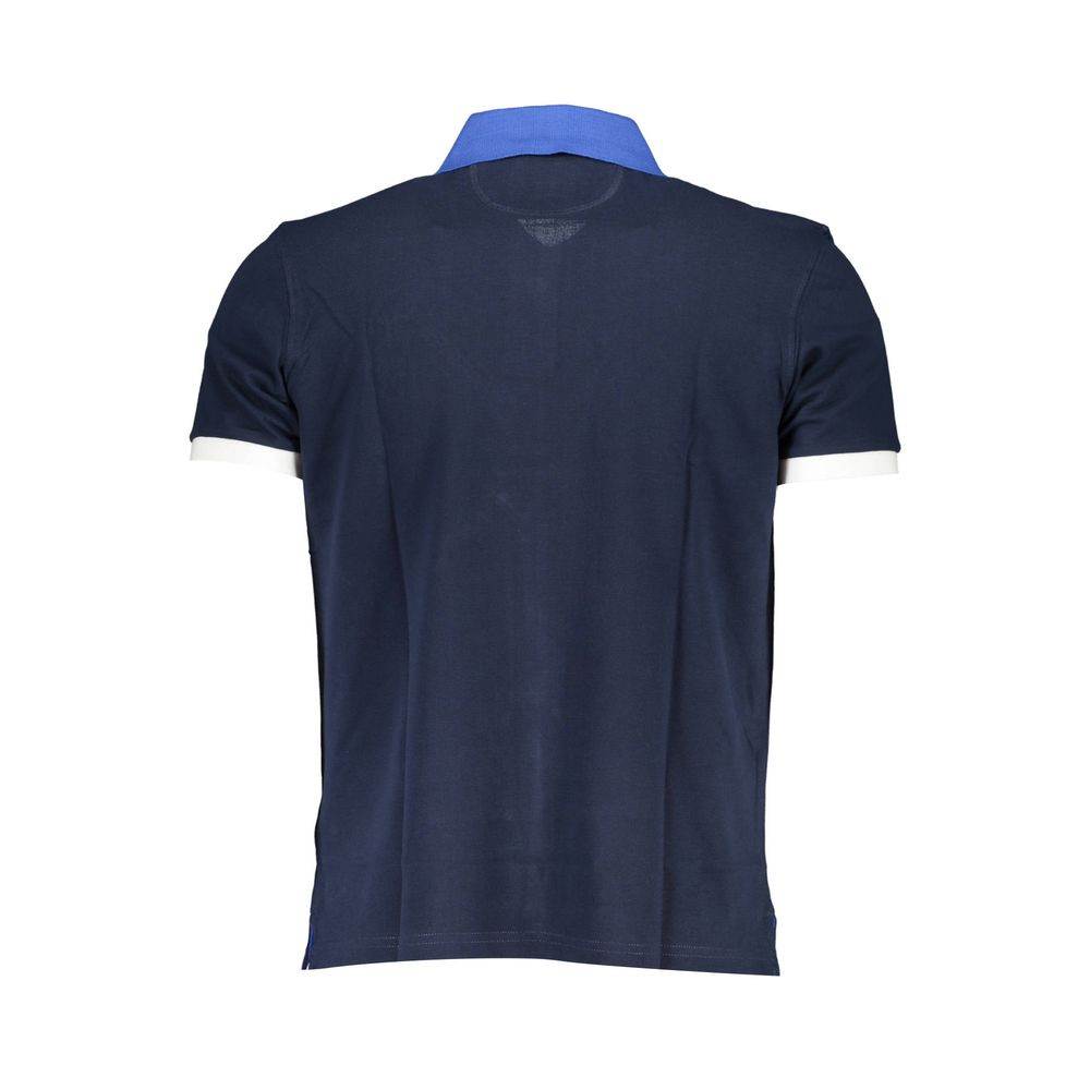 La Martina Blå Bomuld Herre Poloshirt
