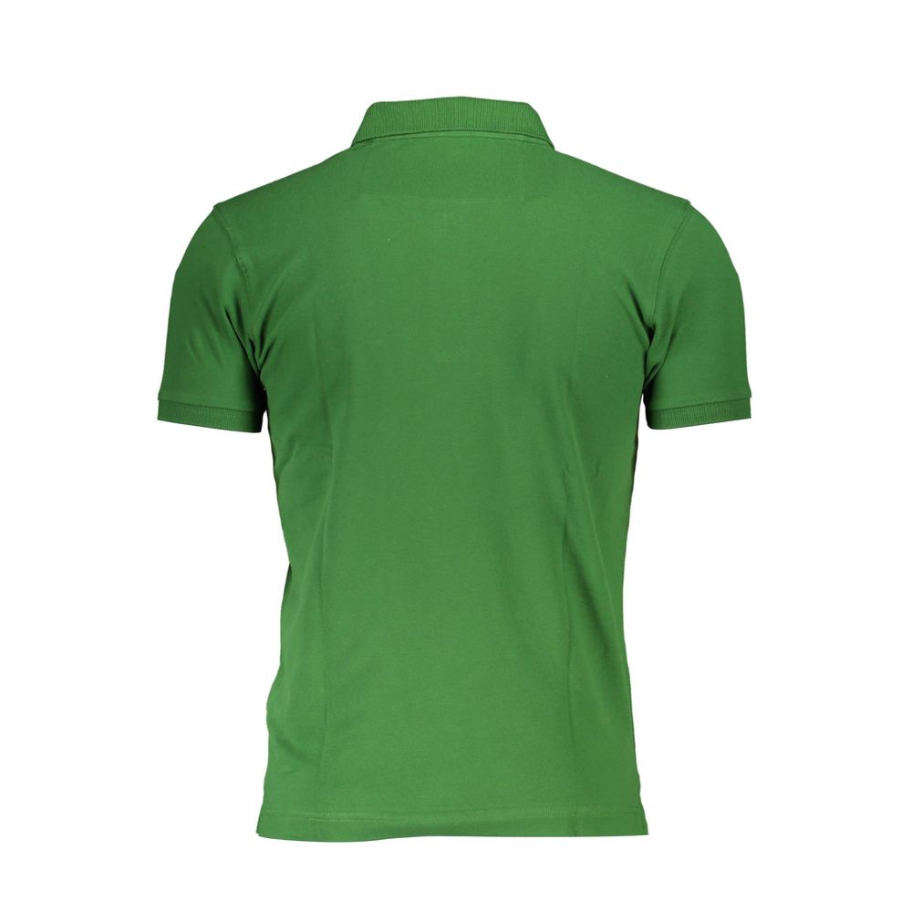 La Martina Sleek Grøn Slim Fit Polo med Kontrastdetaljer