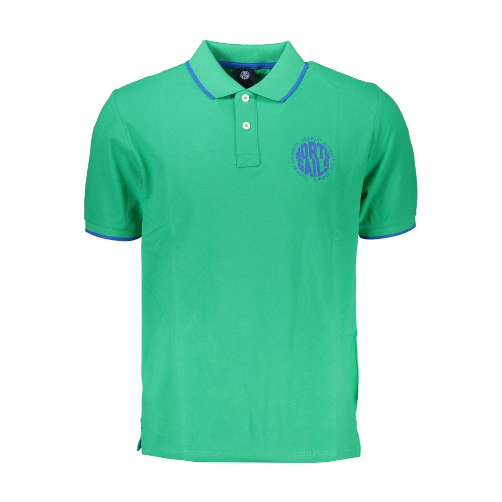 North Sails Grøn Bomuldspoloshirt