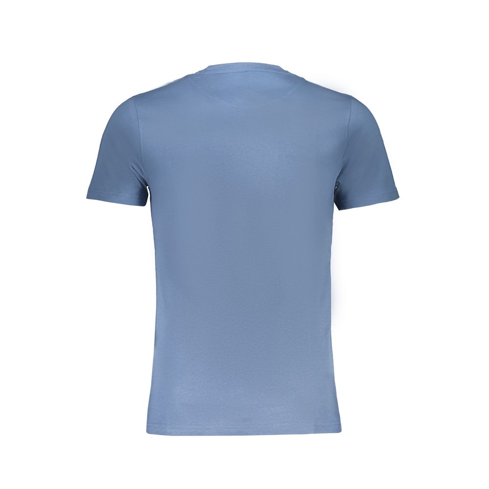 Harmont & Blaine Blå Bomulds T-shirt