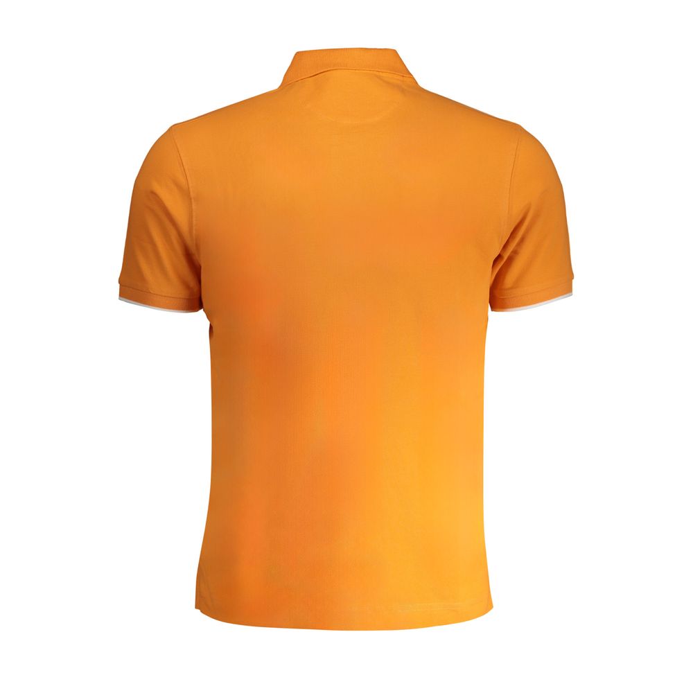 La Martina orange poloshirt i bomuld