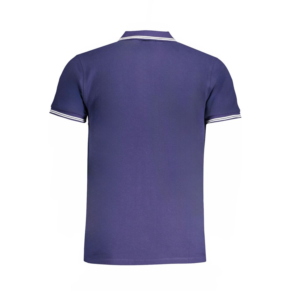 Cavalli Class Blå Bomuldspoloshirt