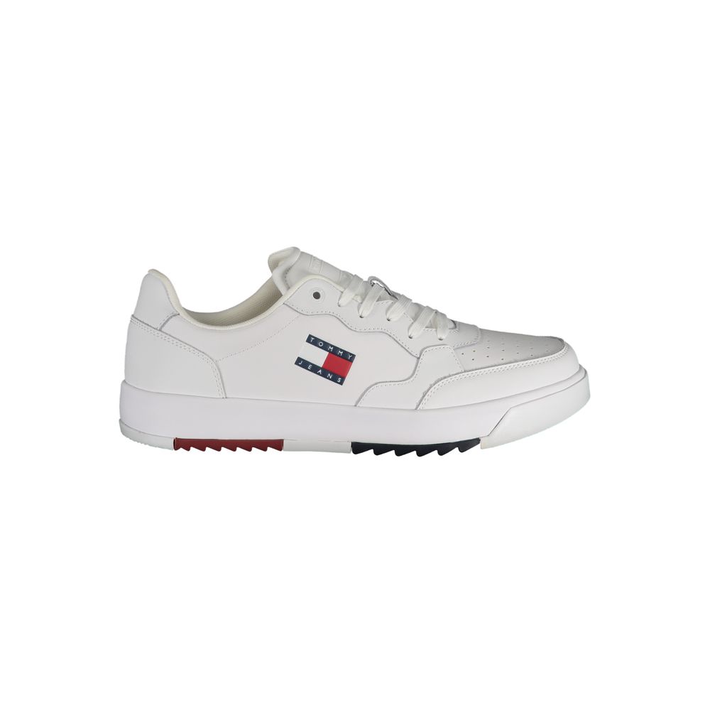 Tommy Hilfiger Hvid Polyethylen Herre Sneaker