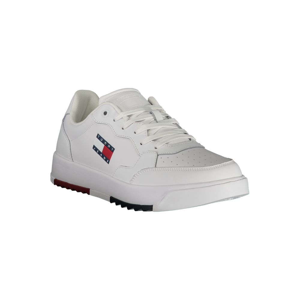 Tommy Hilfiger Hvid Polyethylen Herre Sneaker