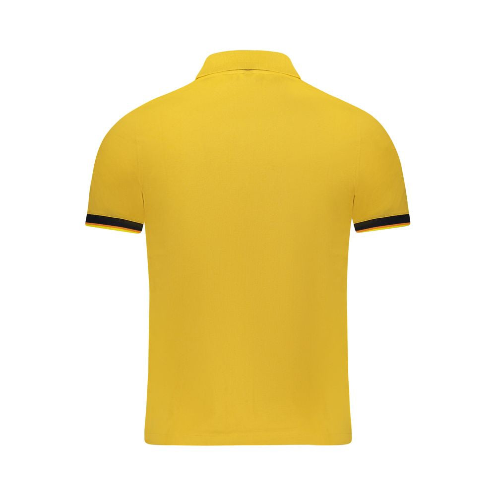 K-WAY Gul bomuldspoloshirt til mænd