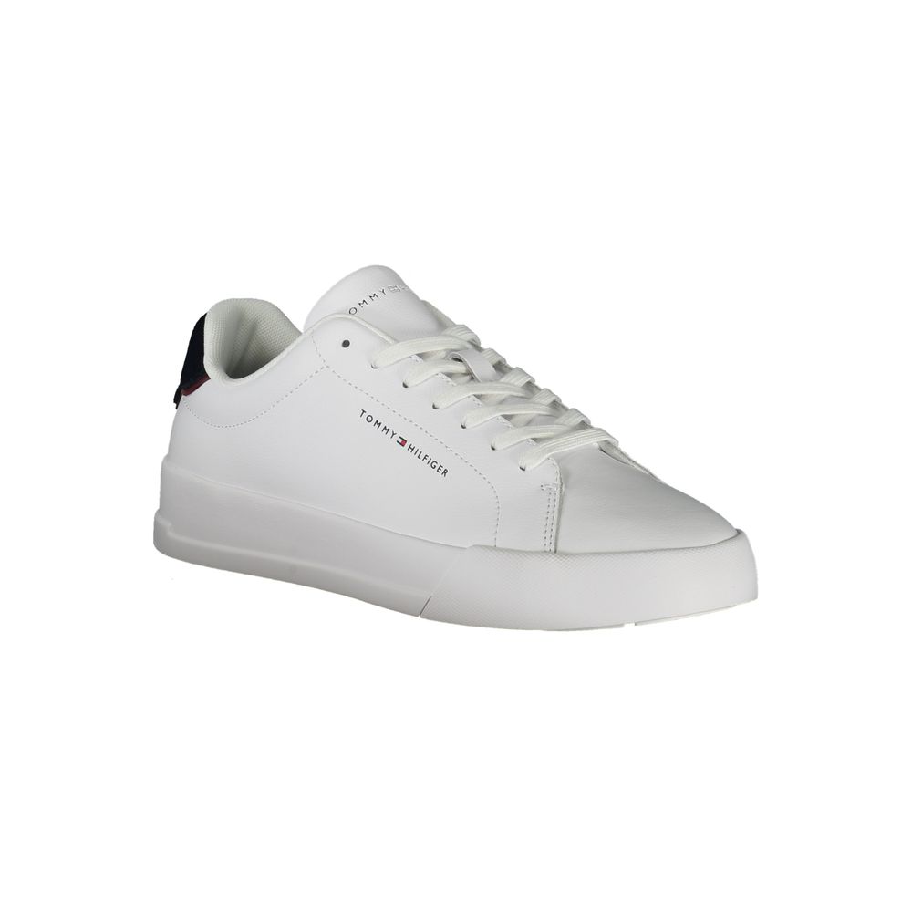 Tommy Hilfiger Hvid Polyethylen Herre Sneaker