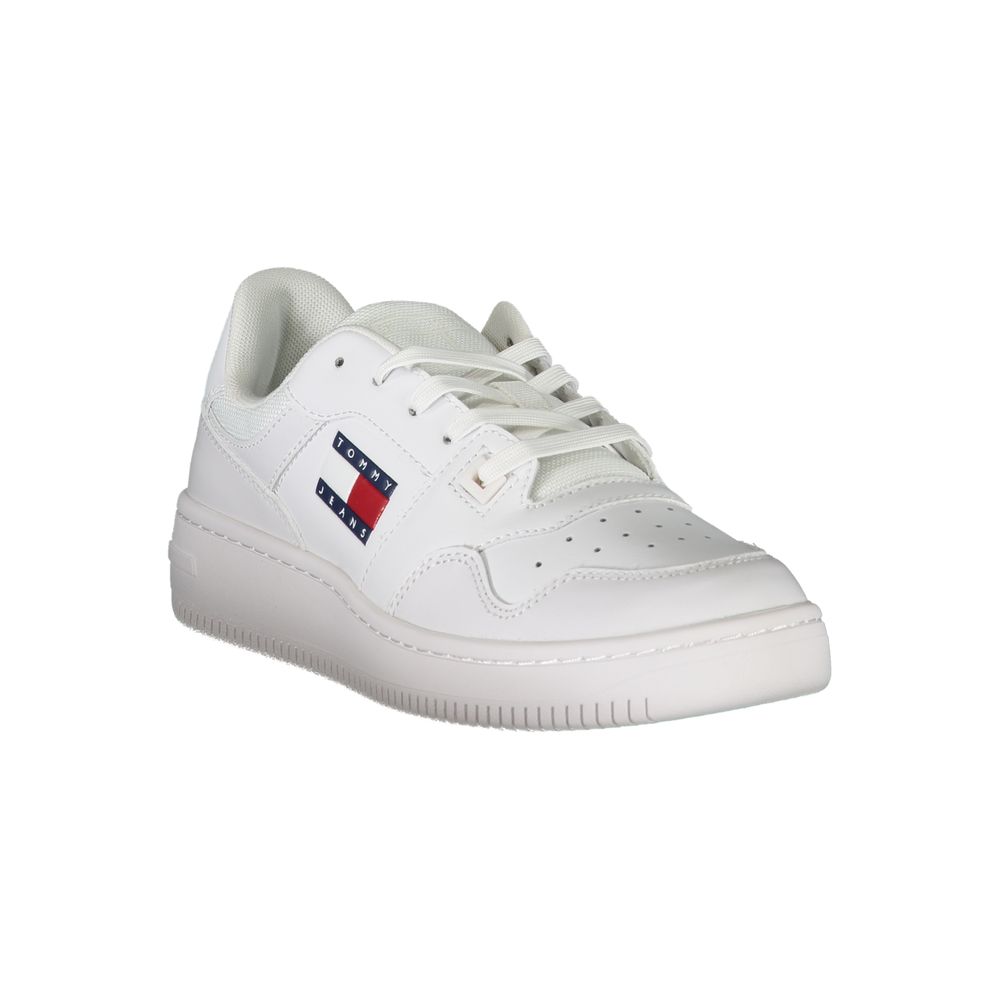 Tommy Hilfiger Hvid Læder Dame Sneaker