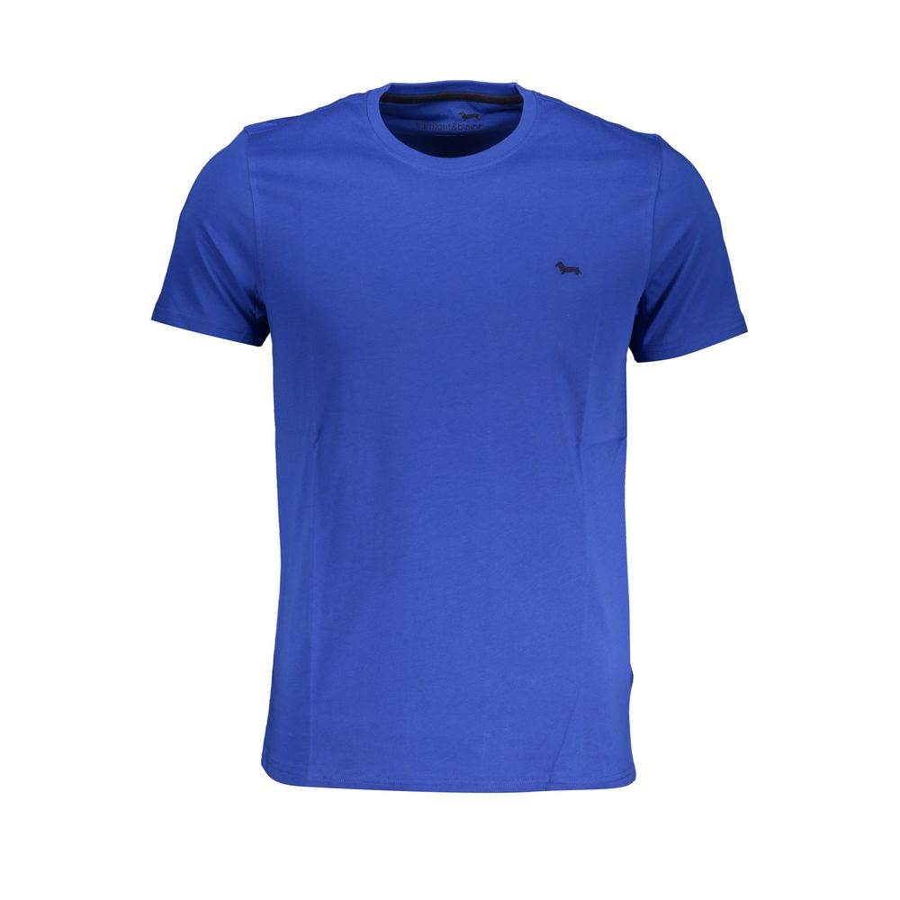 Harmont & Blaine Blå Bomulds T-shirt