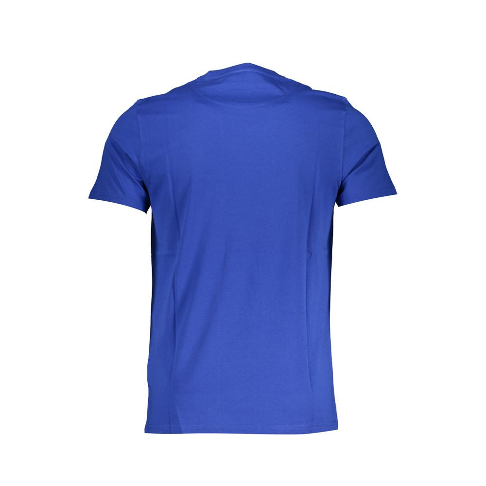 Harmont & Blaine Blå Bomulds T-shirt