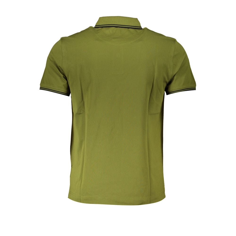 Harmont & Blaine Sharp grøn kontrastpoloshirt