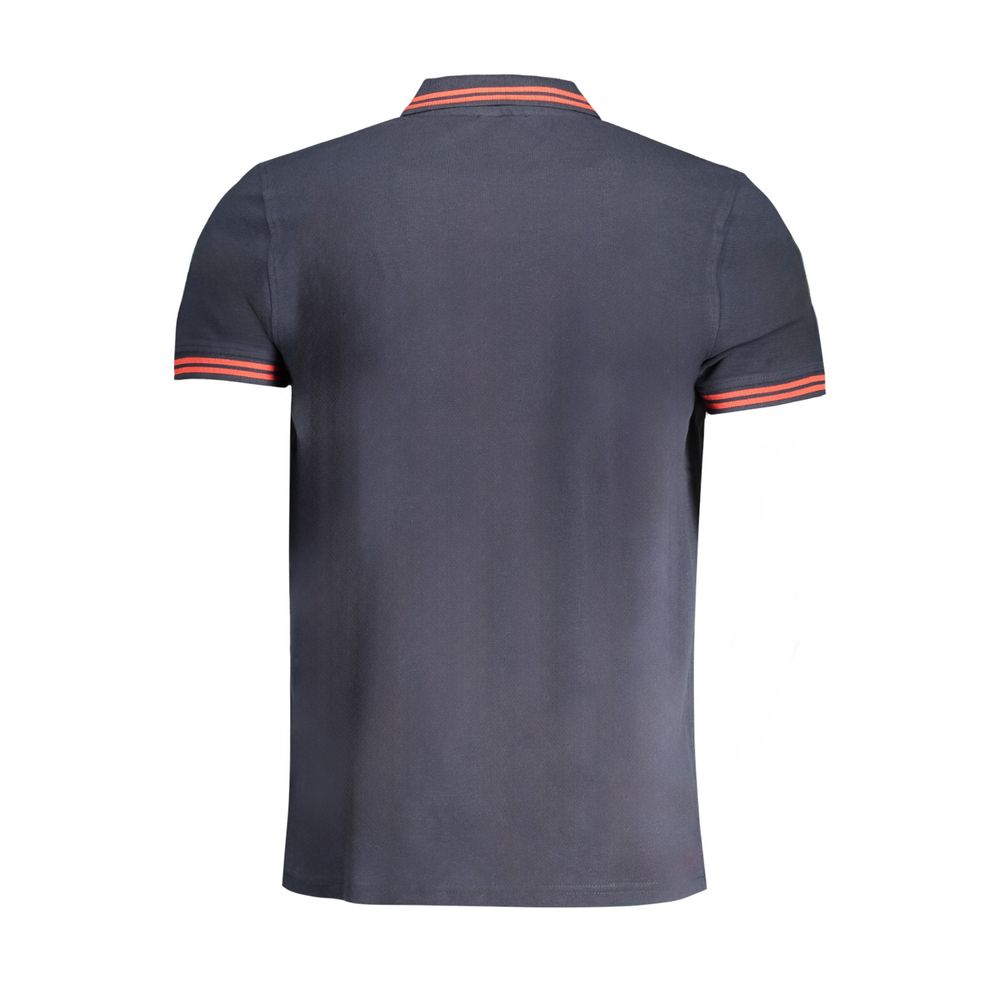 Cavalli Class Blå Bomuldspoloshirt