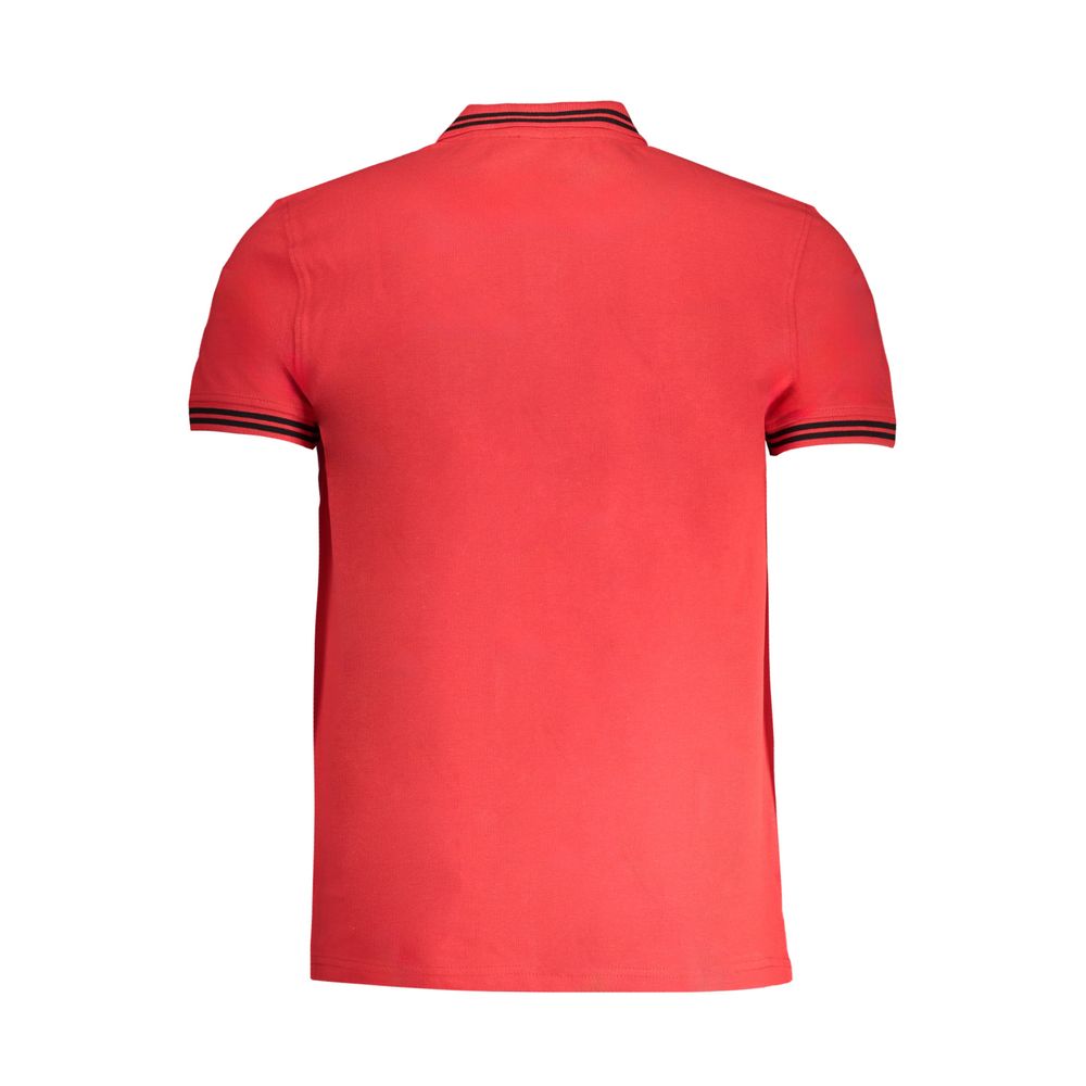 Cavalli Class rød bomuldspoloshirt