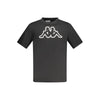 Kappa sort bomulds-T-shirt til mænd