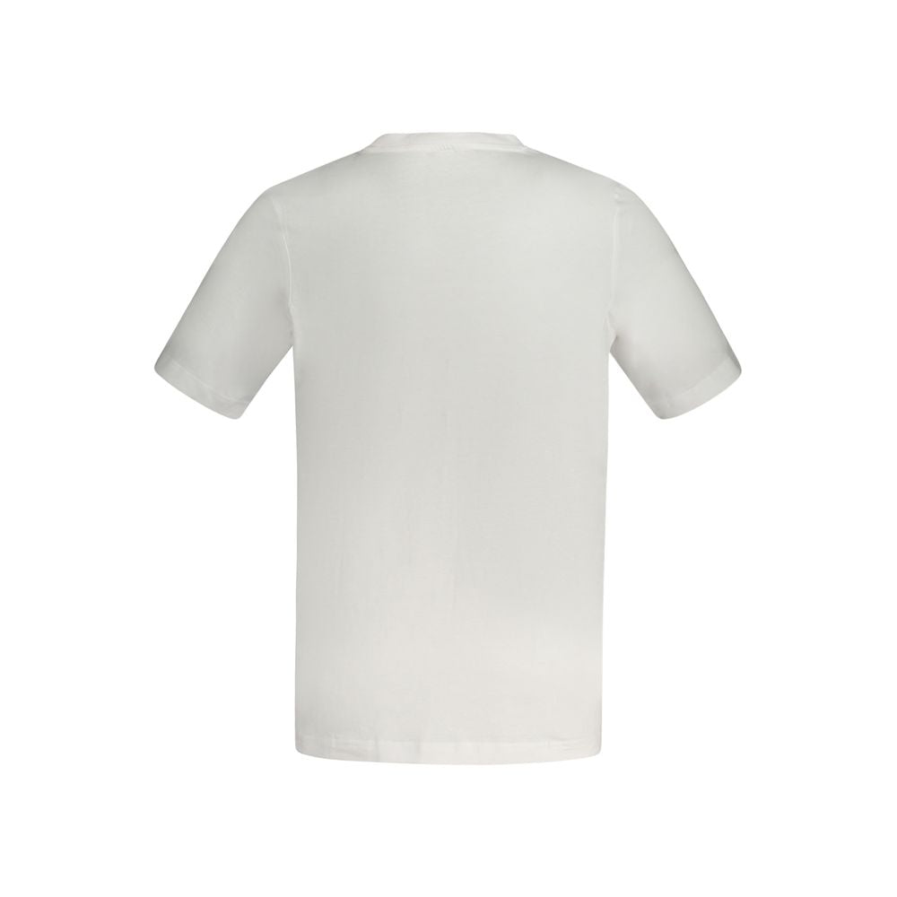 Kappa Hvid Bomuld Herre T-shirt