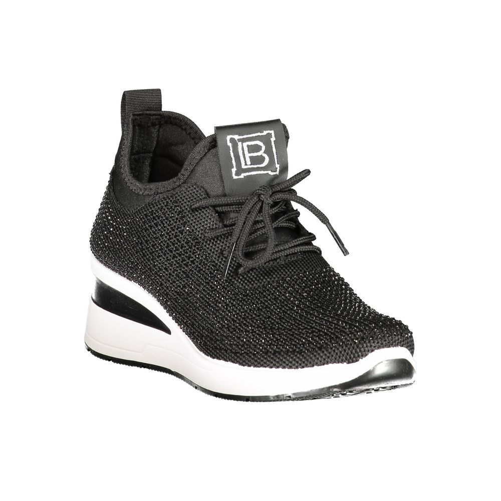 Laura Biagiotti Sort Polyester Dame Sneaker