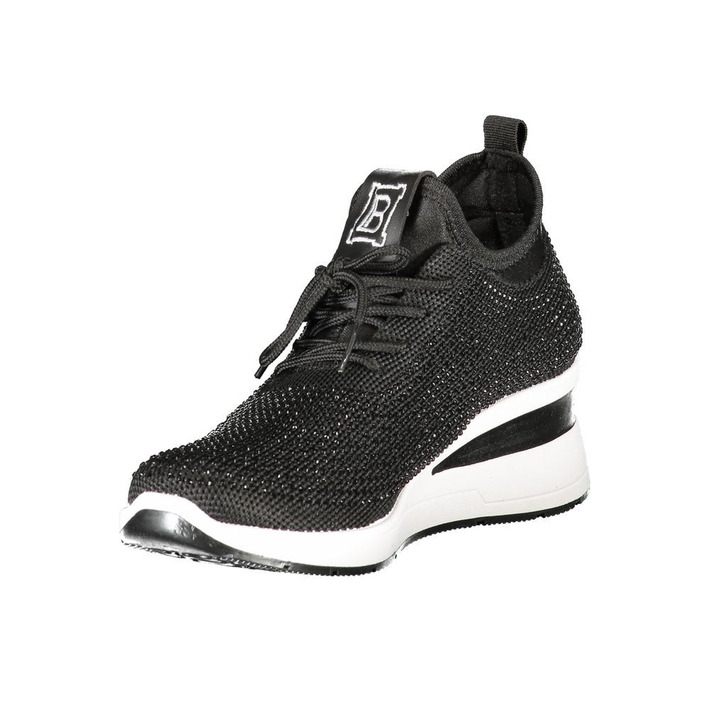 Laura Biagiotti Sort Polyester Dame Sneaker