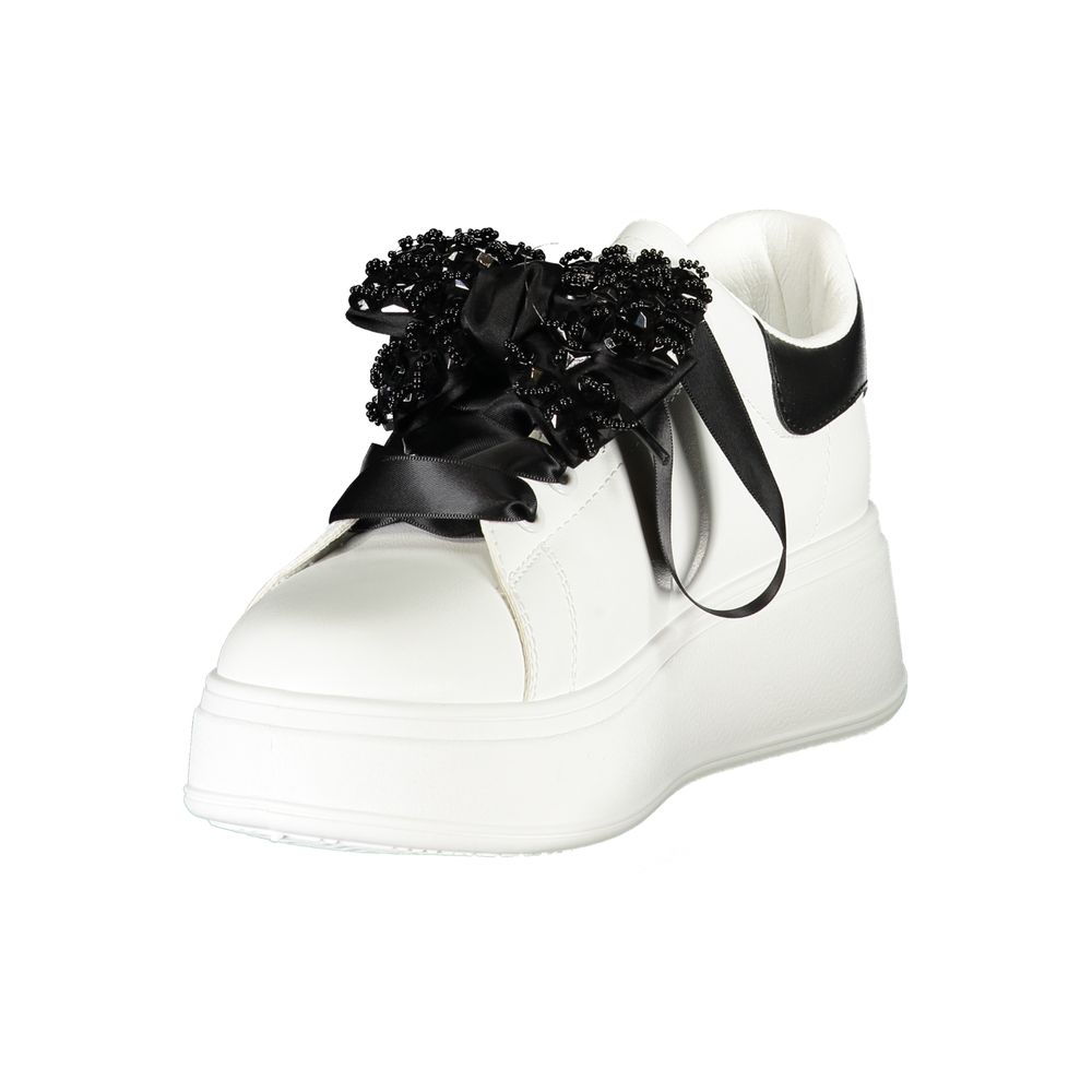 Laura Biagiotti Hvid Polyester Dame Sneaker