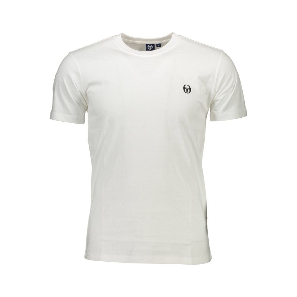 Sergio Tacchini Hvid Bomulds T-shirt