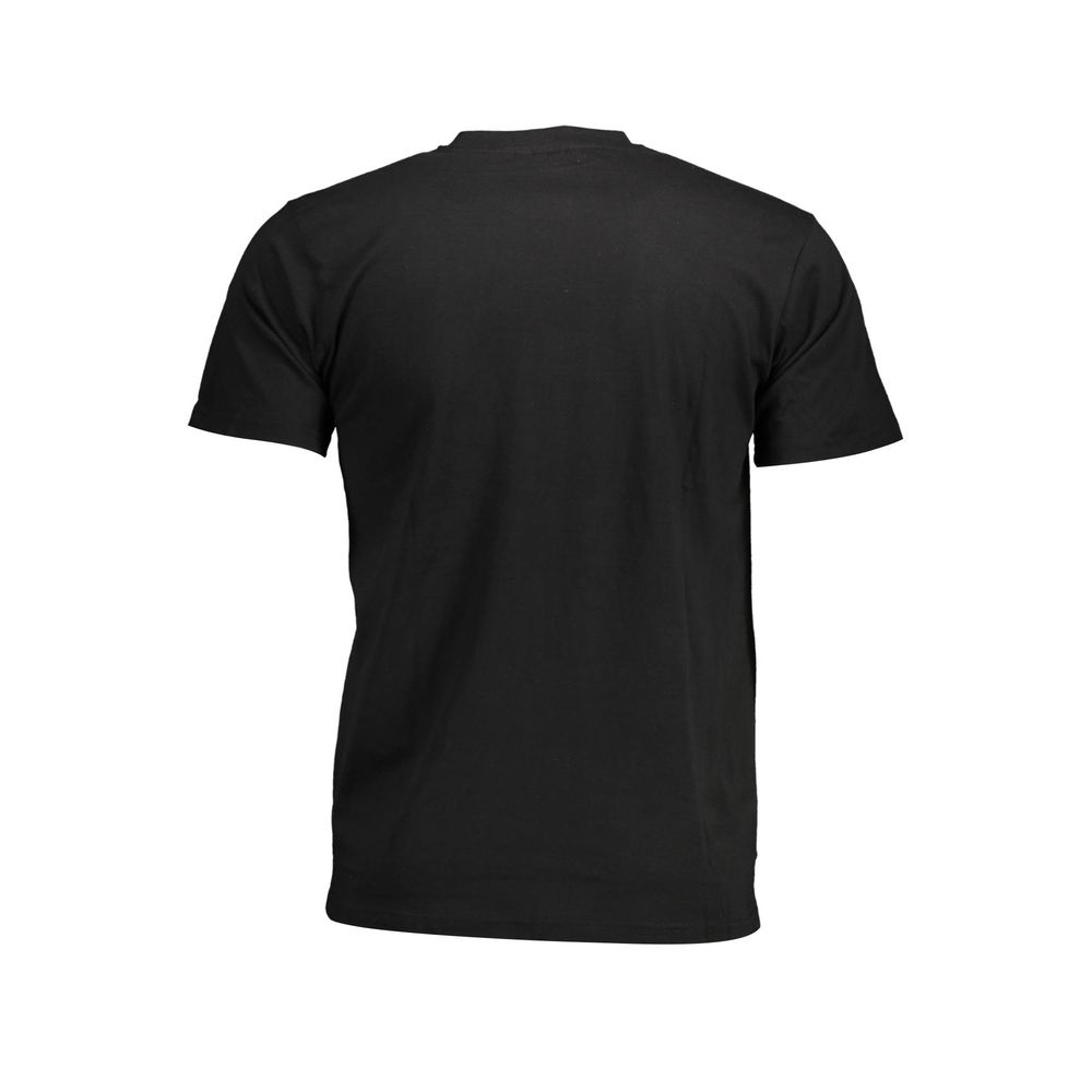 Sergio Tacchini sort bomulds-T-shirt