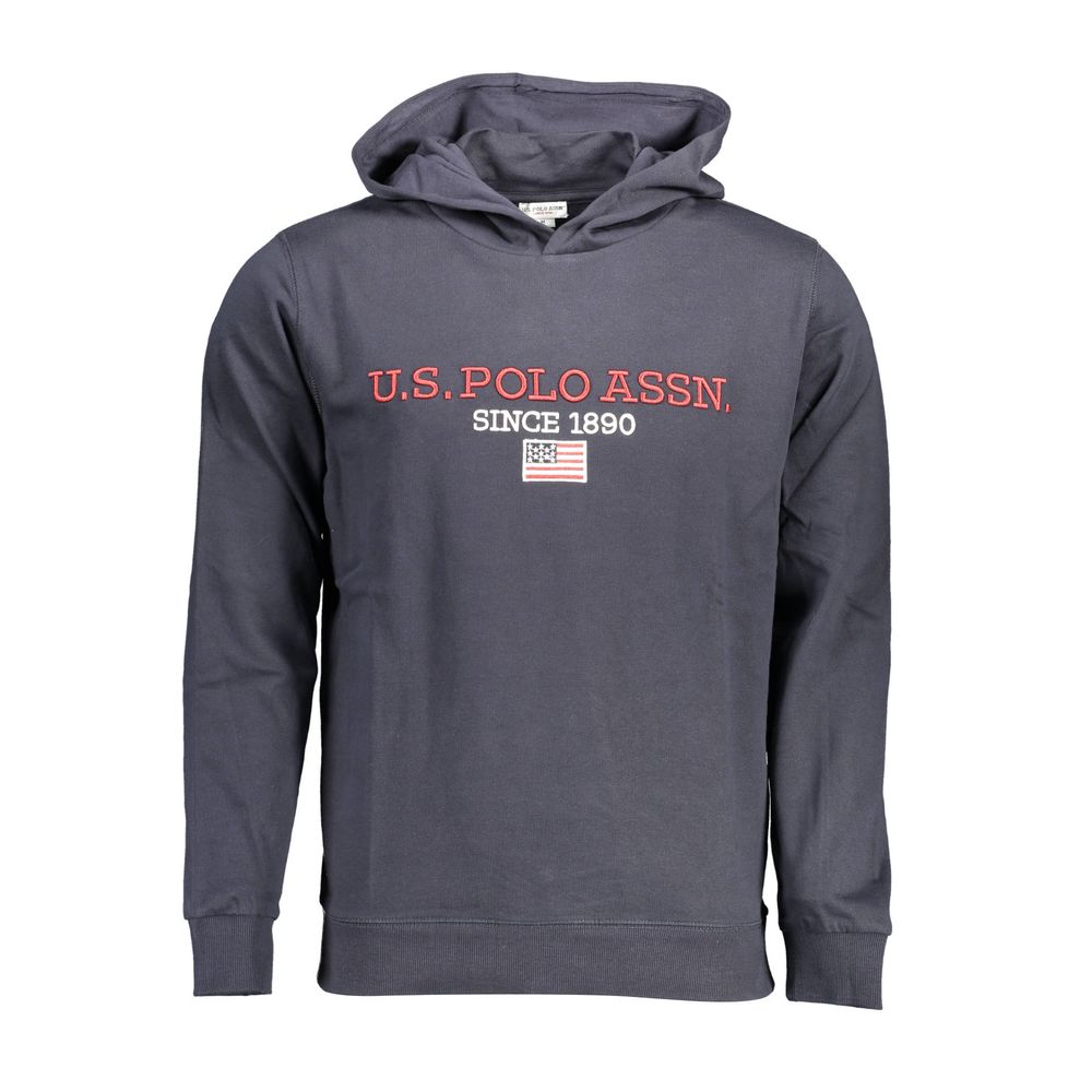 US POLO ASSN. Blå bomulds herretrøje