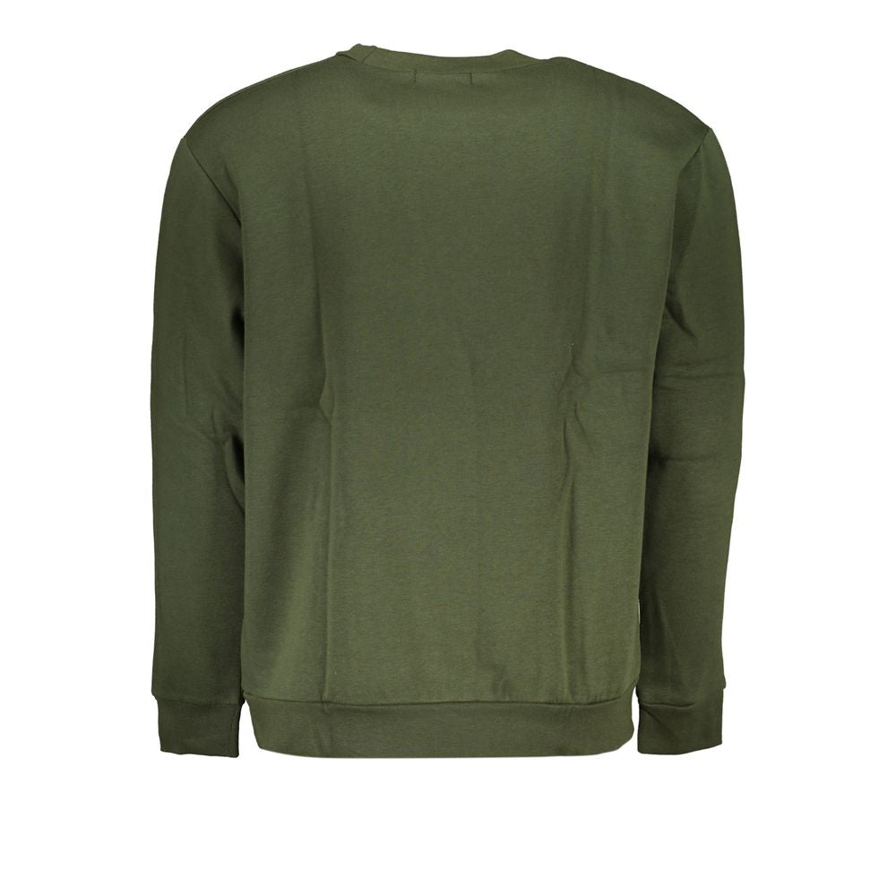 Cavalli Class Chic Grøn Broderet Rund Hals Sweater