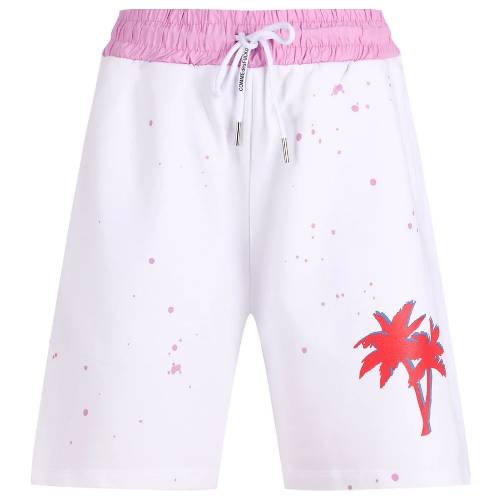 Comme Des Fuckdown Hvide Bomuldsshorts