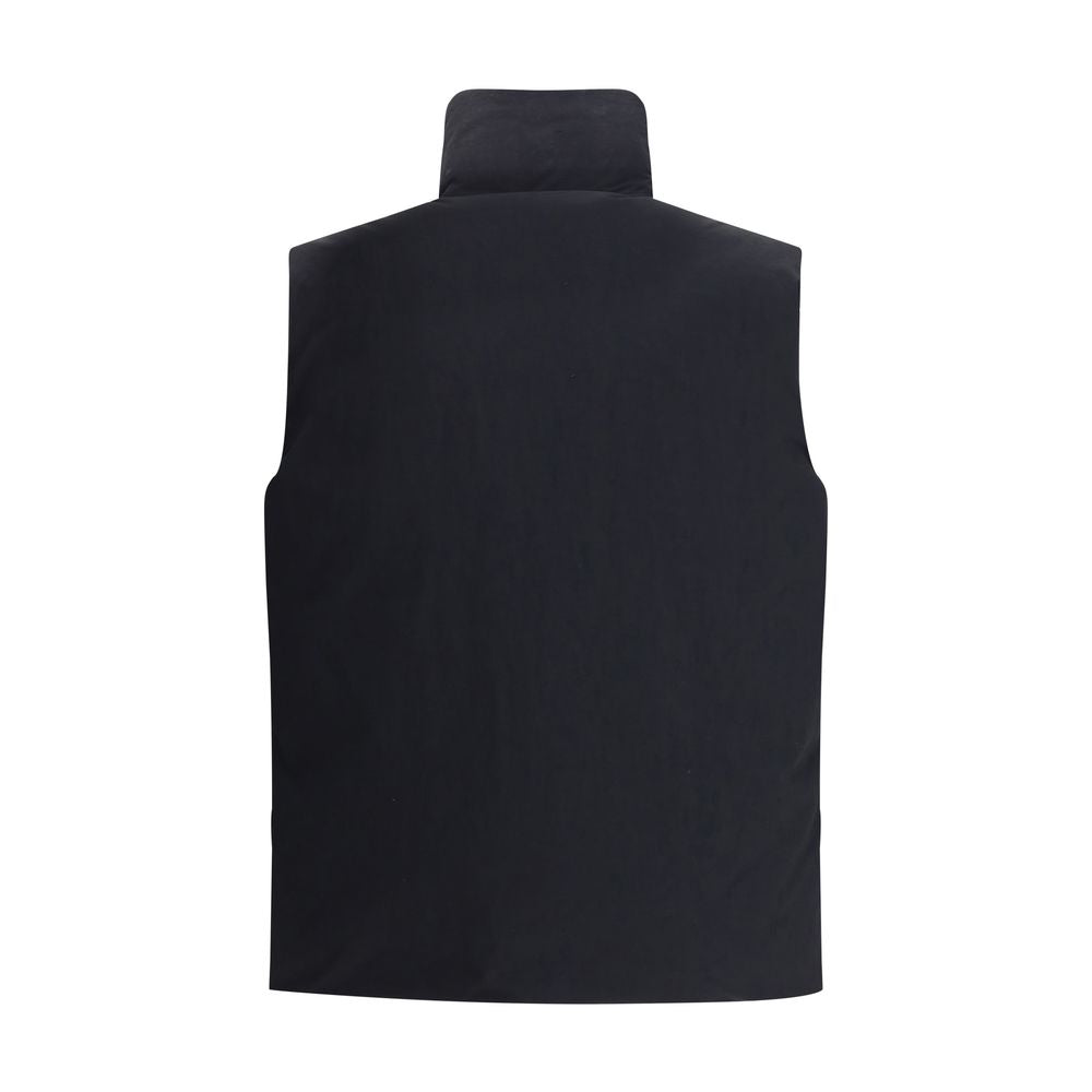 LAMINAR Padded and Quilted sleeveless Jacket
