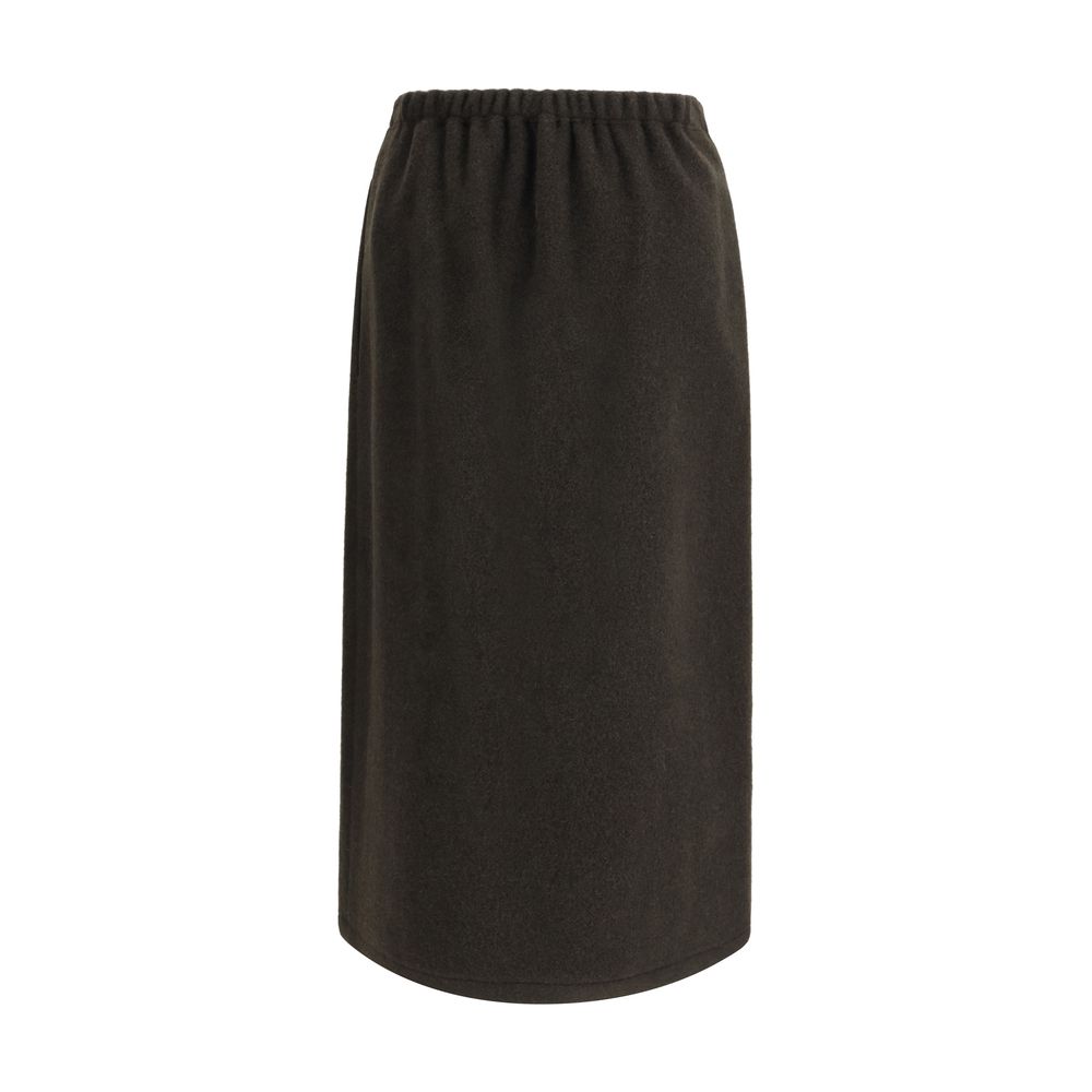 RIER Fleece wrap Skirt in pure Wool