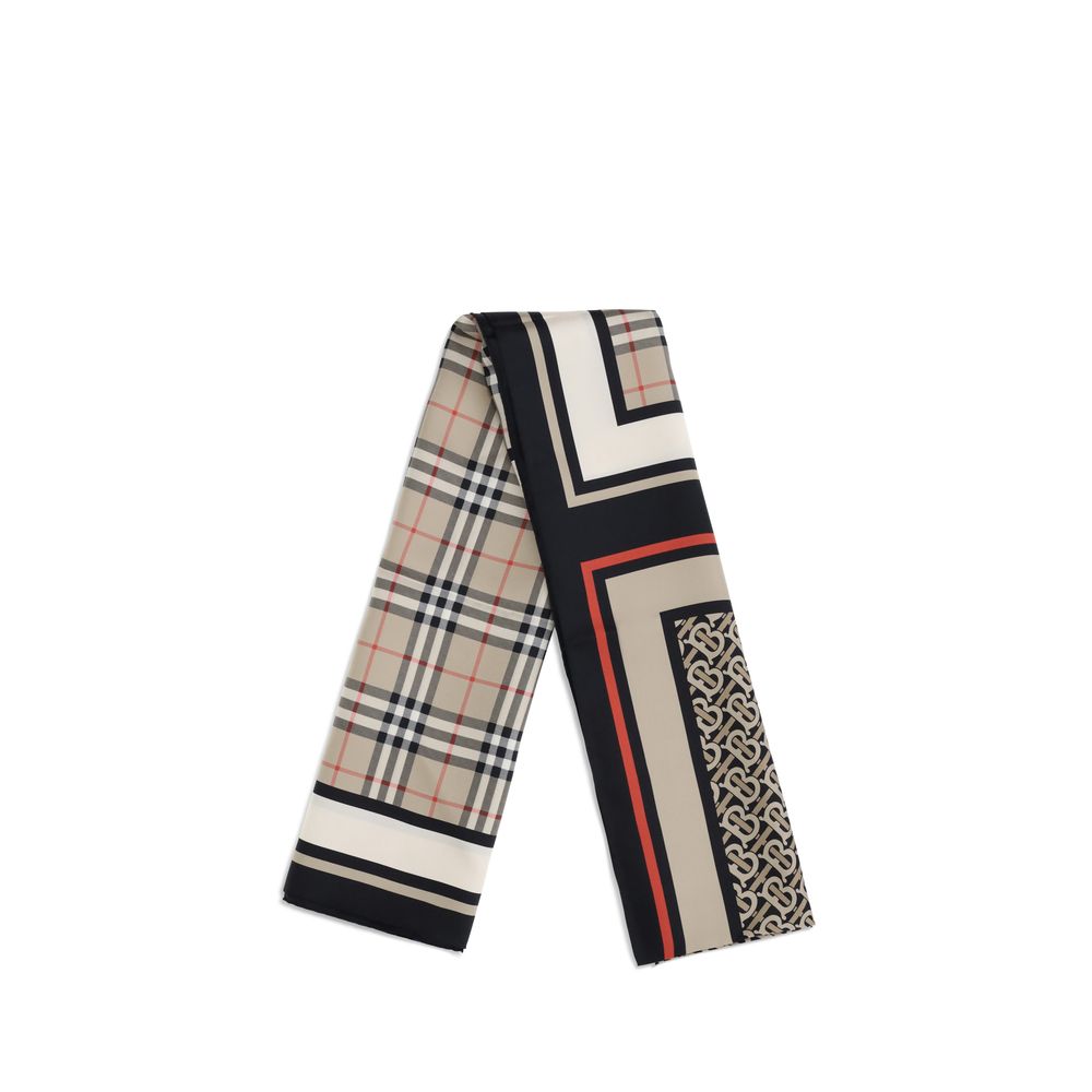 Burberry Print collage silk Scarf