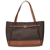 Michael Kors Brown Fabric Shoulder Bags
