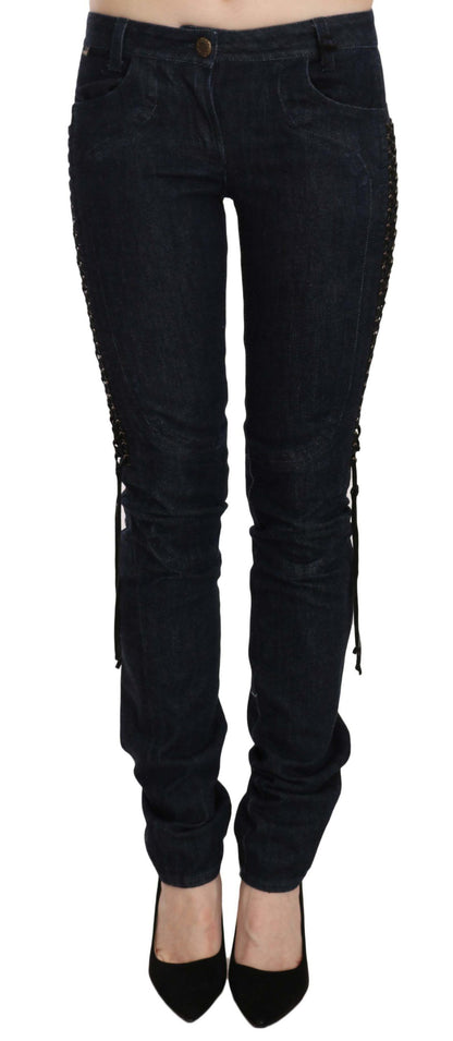 Just Cavalli Elegante Lavtaljede Skinny Bukser