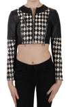 John Richmond Chic biker-inspireret cropped læderjakke