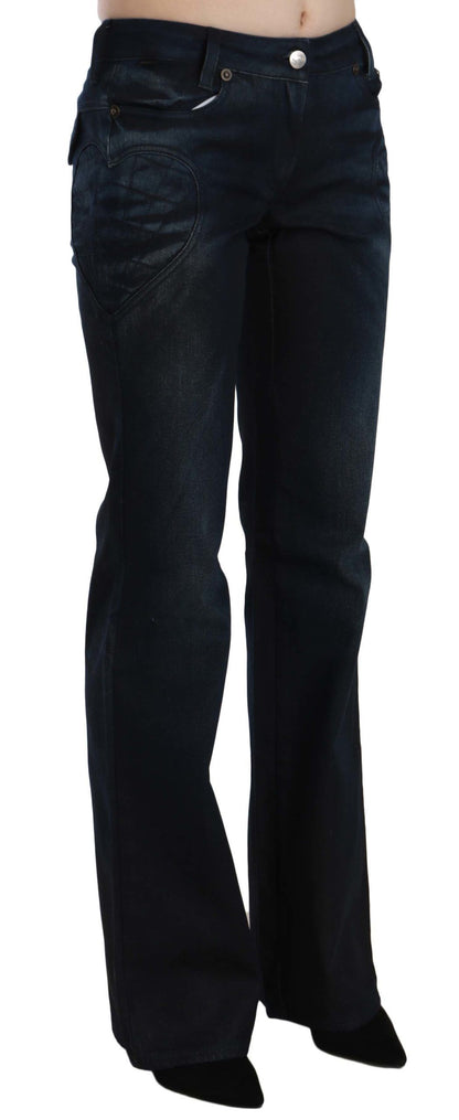Just Cavalli Chic Mellemhøj Talje Lige Denimbukser