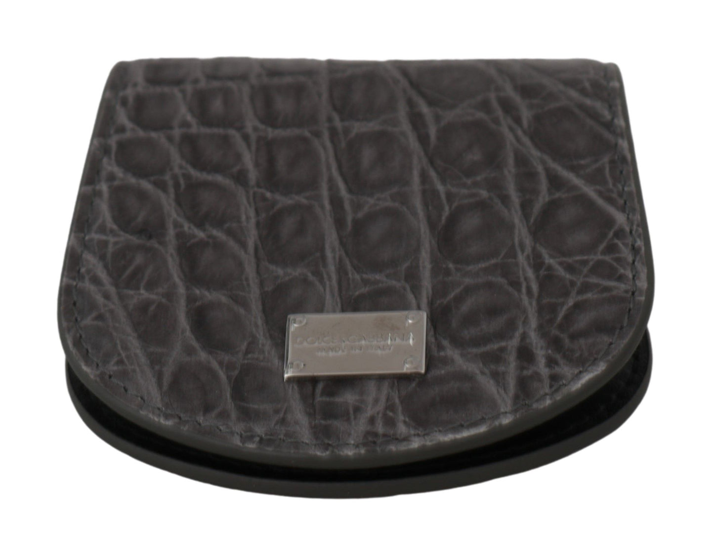 Dolce &amp; Gabbana Exotic Grey Læder Condom Case Pung