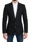 Dolce & Gabbana Elegant Black Virgin Wool Formel Blazer