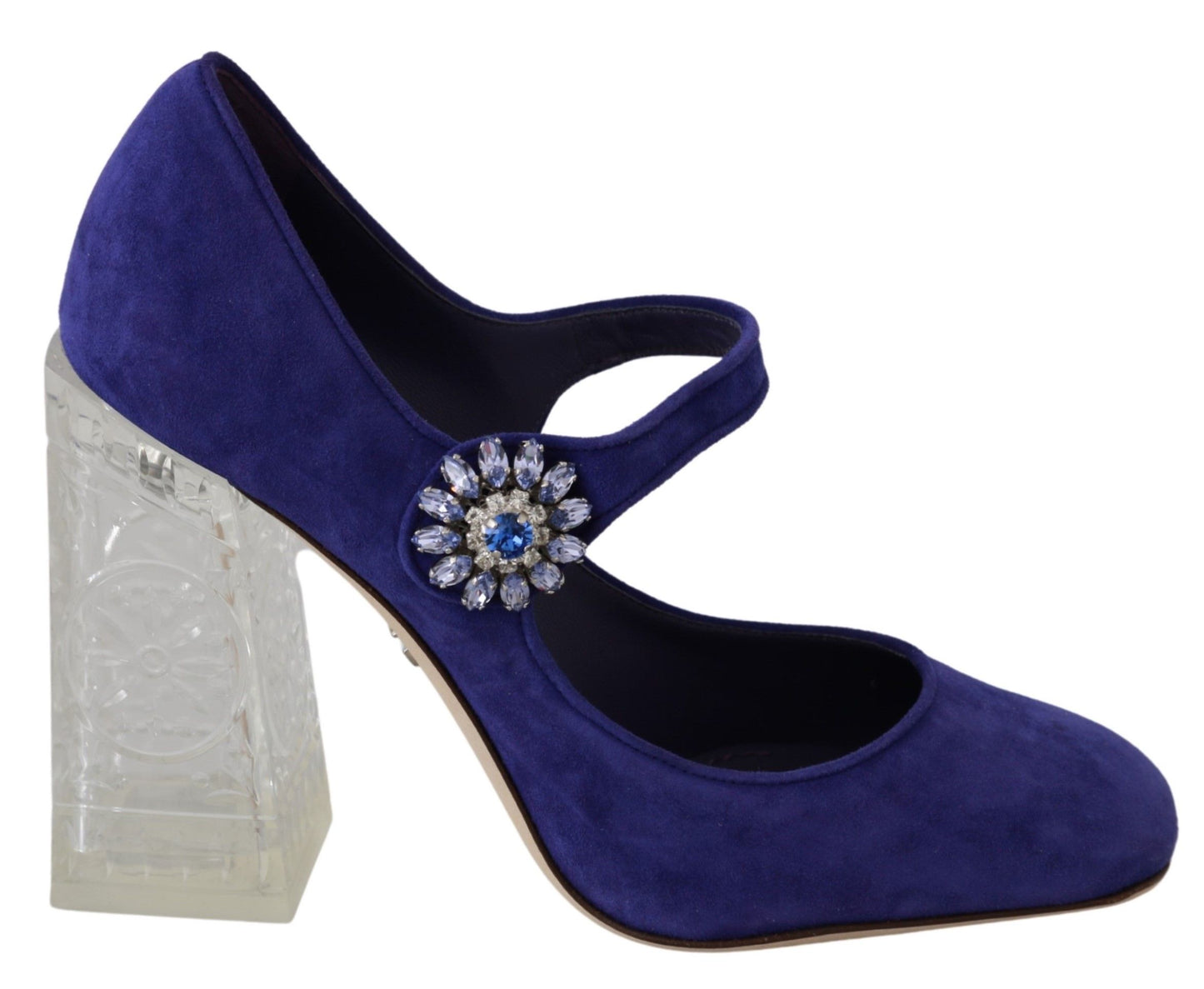 Dolce &amp; Gabbana Elegant lilla ruskind Mary Janes Pumps