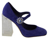 Dolce & Gabbana Elegant lilla ruskind Mary Janes Pumps