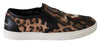 Dolce & Gabbana Chic Leopard Print Loafers for elegant komfort