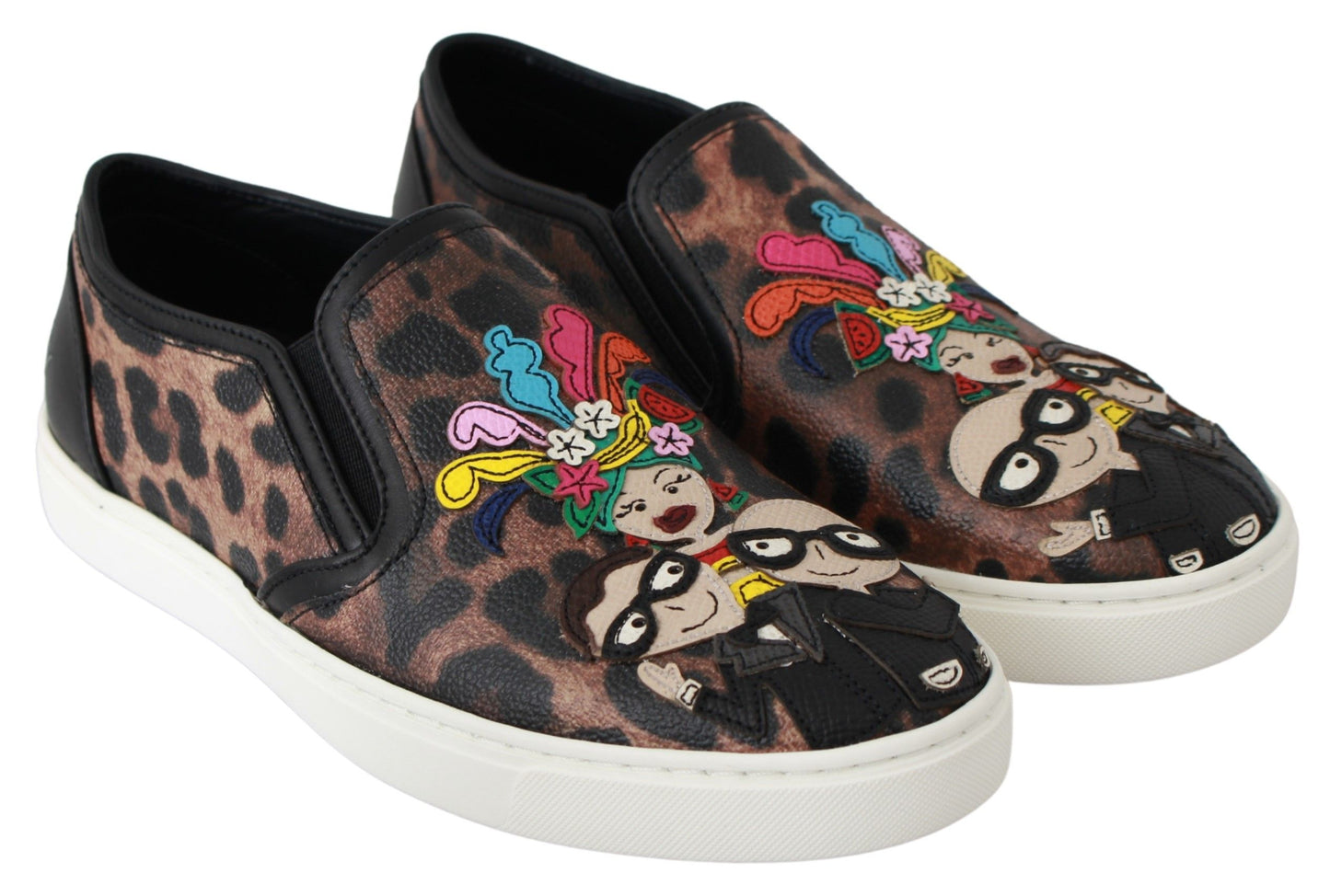 Dolce &amp; Gabbana Elegante loafers med leopardtryk til sofistikeret stil