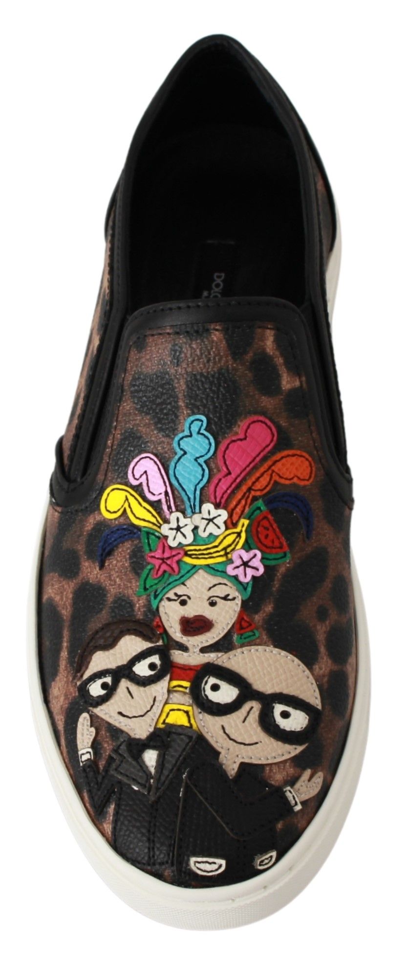 Dolce &amp; Gabbana Elegante loafers med leopardtryk til sofistikeret stil