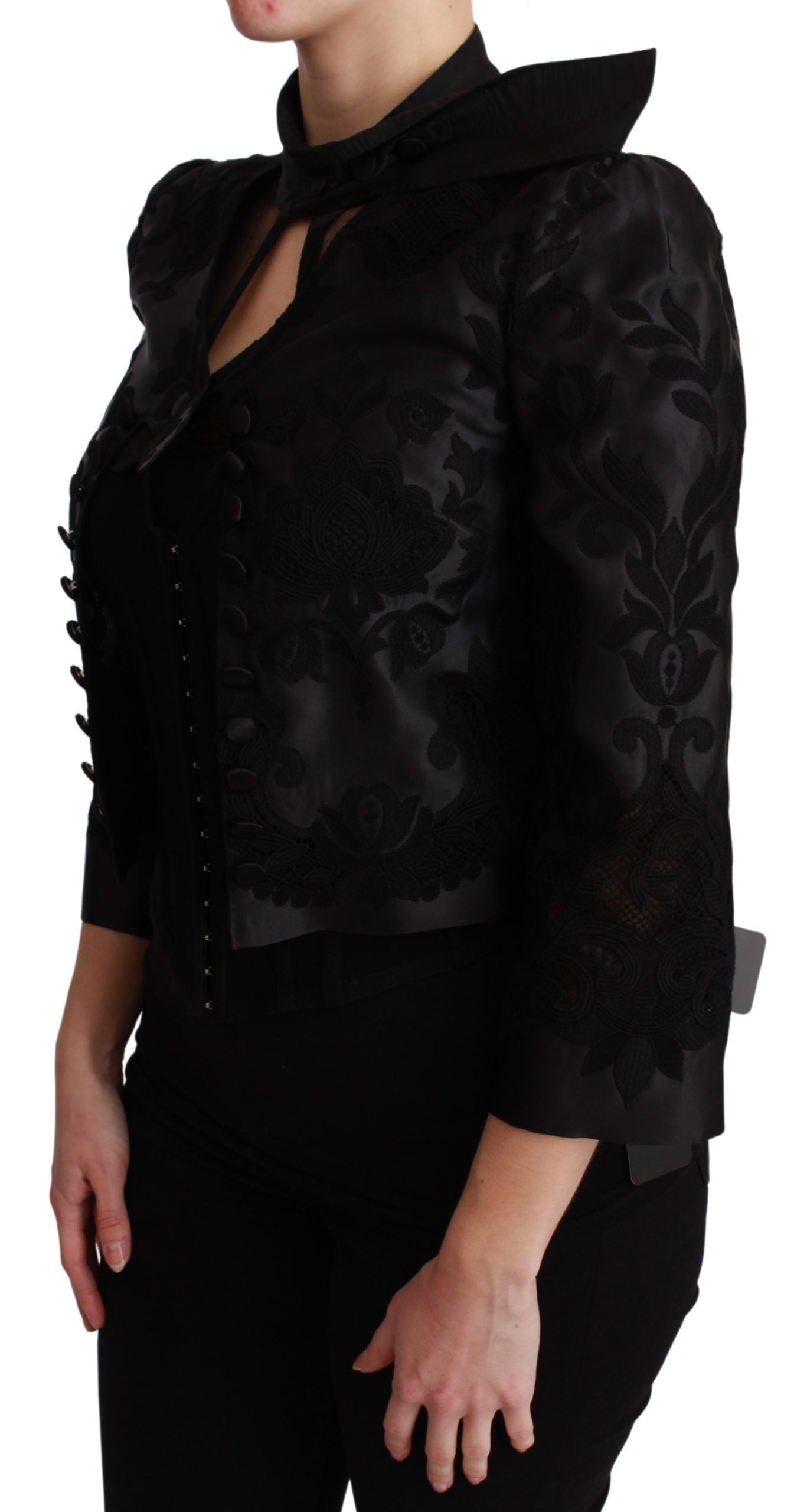 Dolce &amp; Gabbana Udsøgt Floral Jacquard Corset Blazer