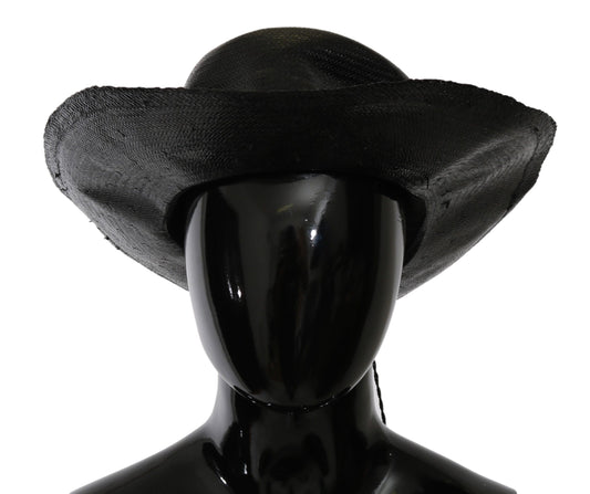 Costume National Chic Black Floppy Hat - Tidløs Elegance