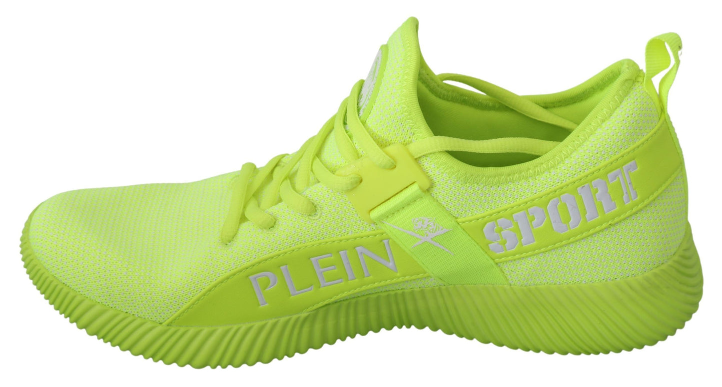 Philipp Plein Stilfulde lysegrønne Casual sneakers