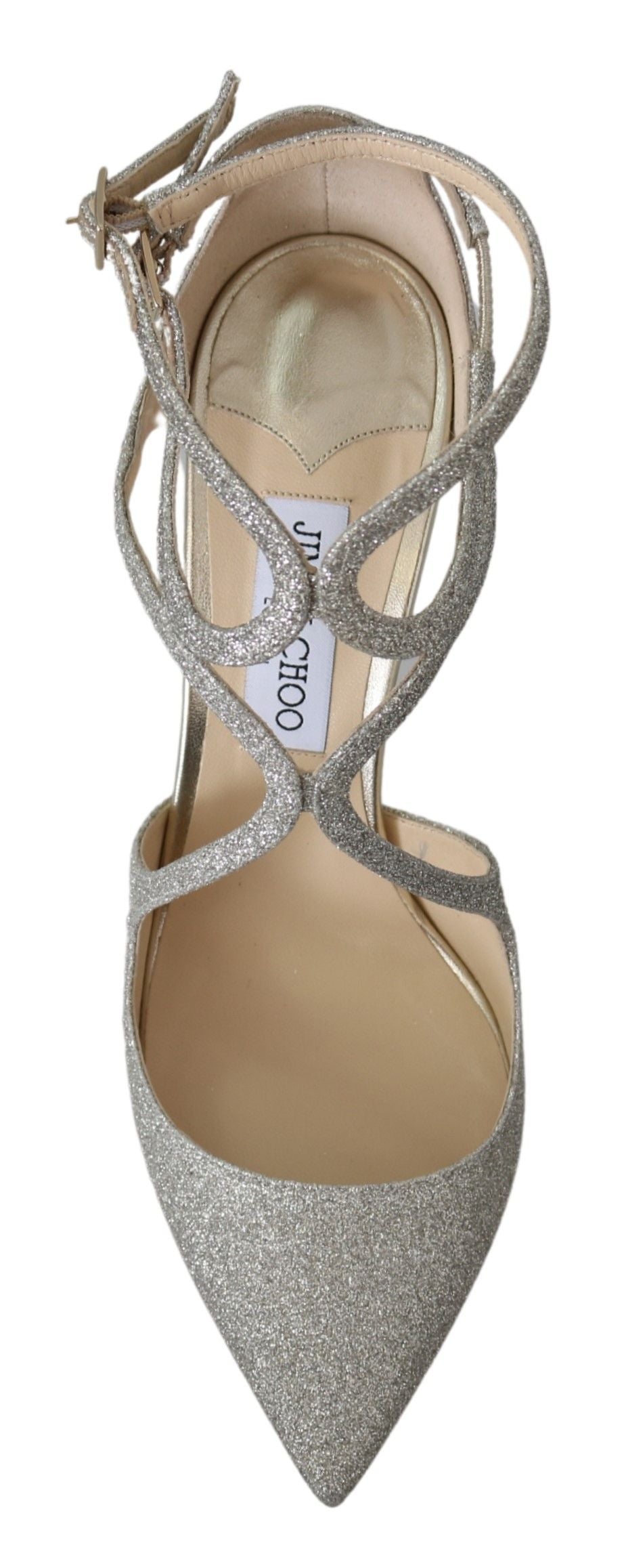 Jimmy Choo Platinum Ice Lancer læderpumper - Elegance raffineret