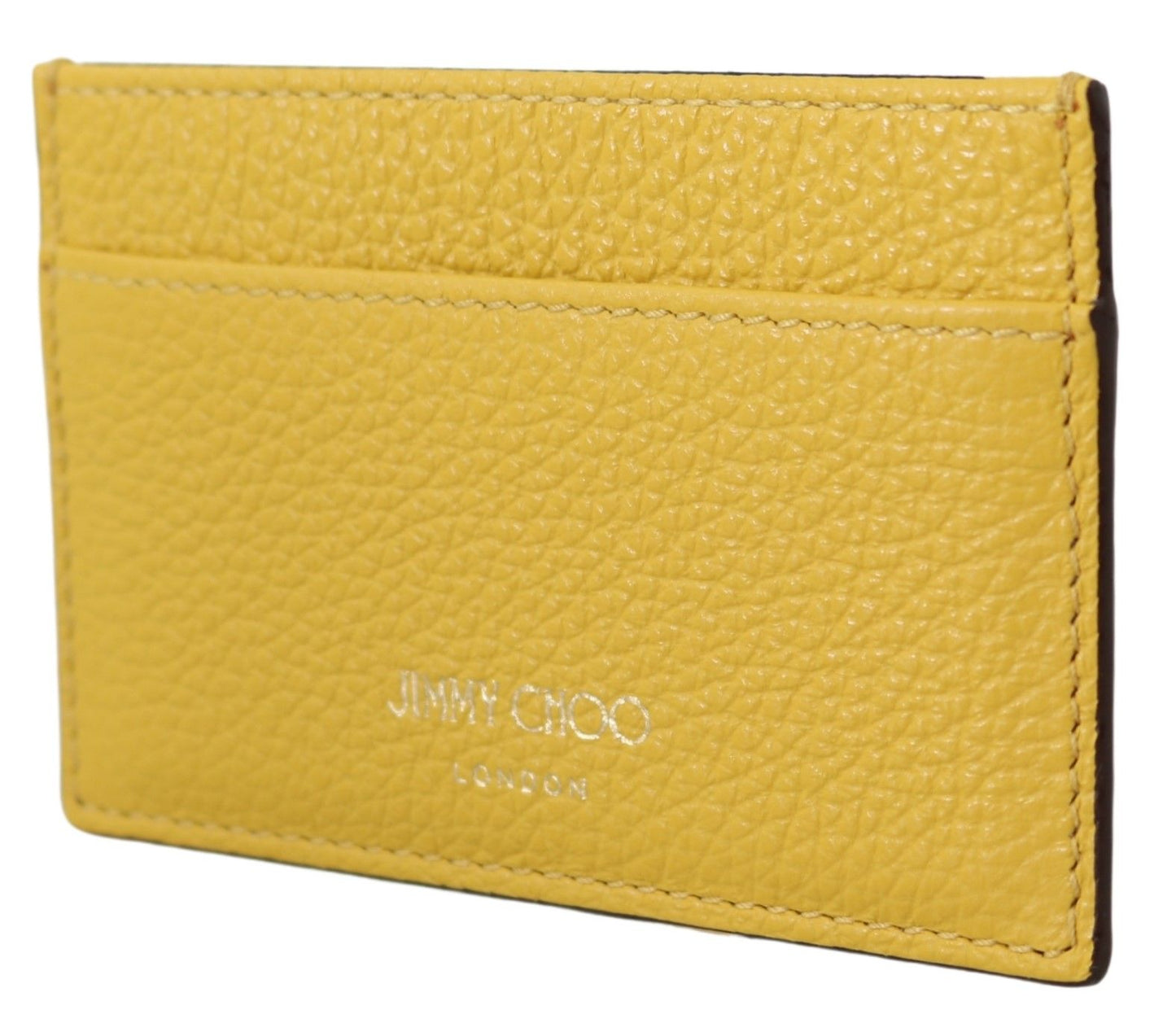 Jimmy Choo Sunshine Yellow Læderkortholder