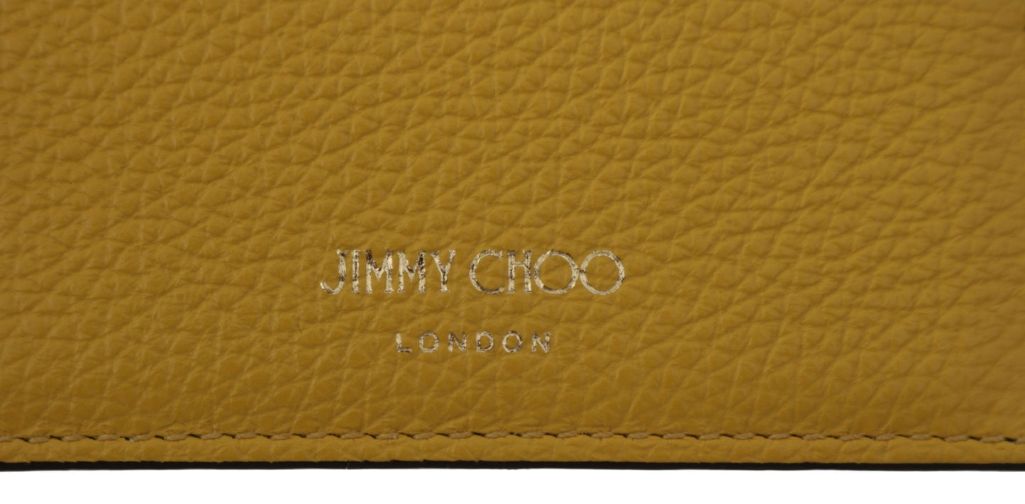 Jimmy Choo Sunshine Yellow Læderkortholder