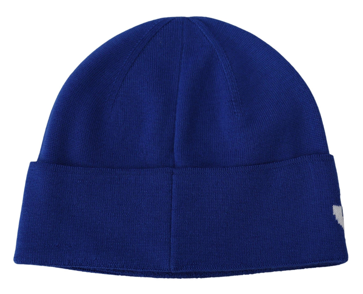 Givenchy Chic Unisex Cobalt Wool Beanie med logodetaljer