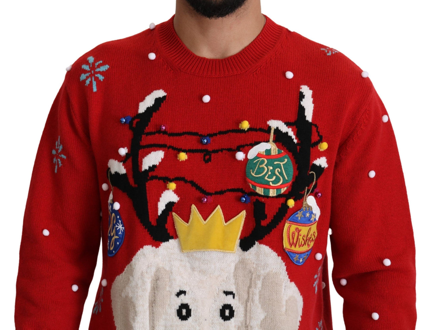 Dolce &amp; Gabbana Elegant Christmas Cashmere Sweater