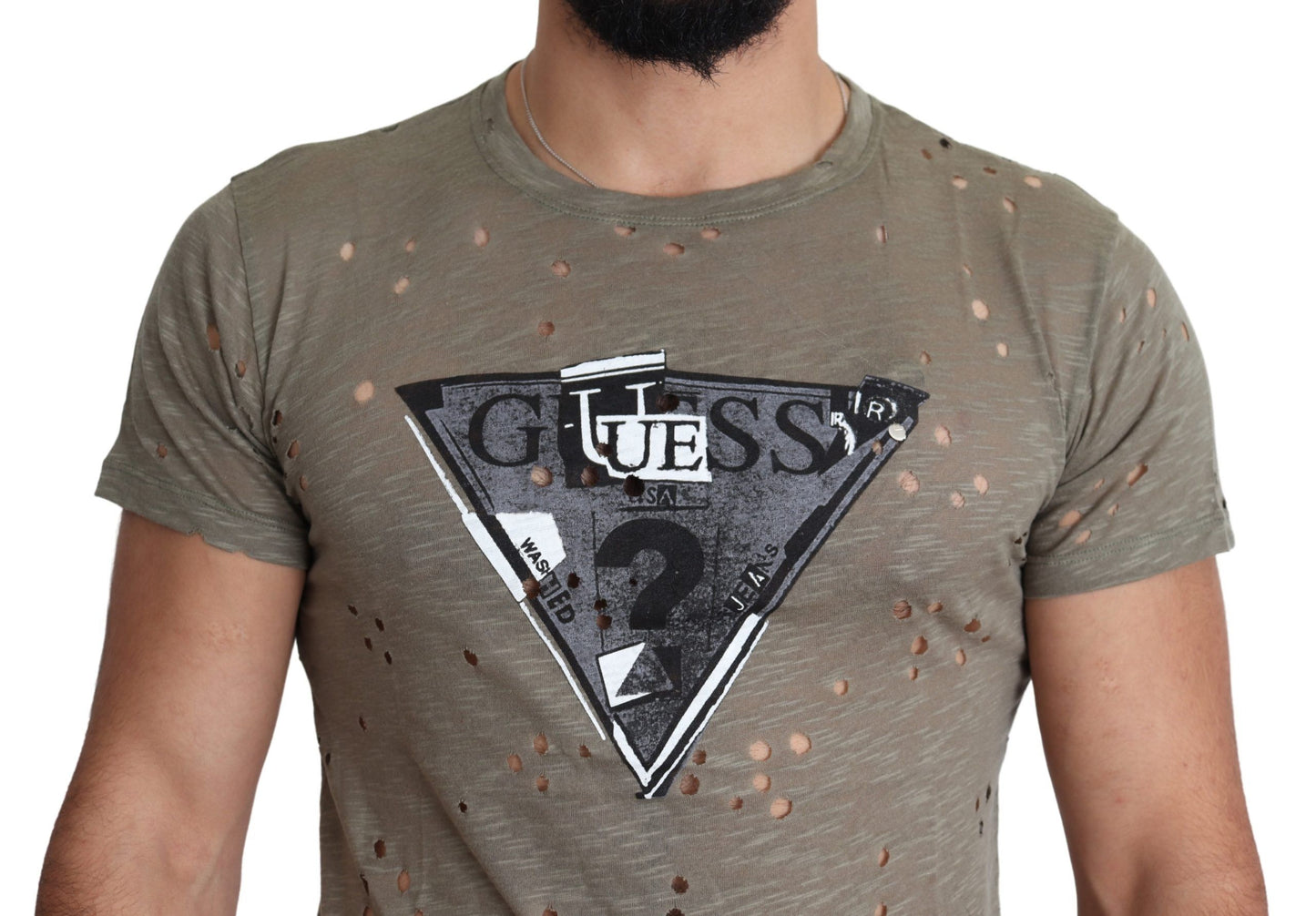 Guess Chic brun bomulds stretch-t-shirt