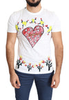 Dolce & Gabbana Chic Saint Valentine T-shirt med rund hals